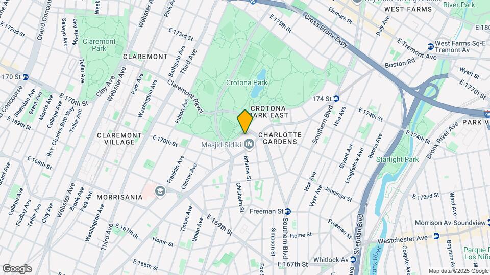 1440 Crotona Park E Map and Location Details