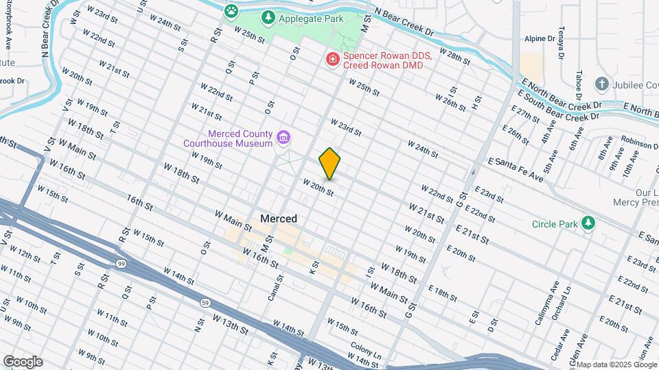 455 W 20th St Mapa y Detalles de la Ubicación