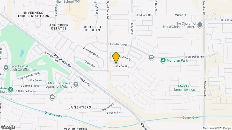 22464 Via Del Oro Mapa y Detalles de la Ubicación