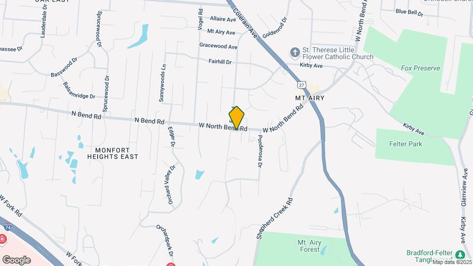 2767 W North Bend Rd Map and Location Details