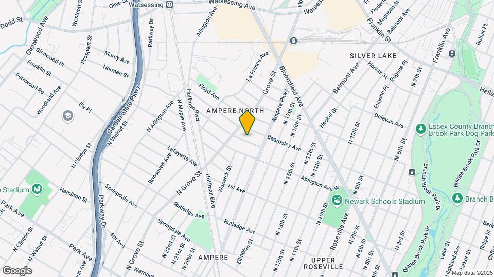 25 Waldo Ave Mapa y Detalles de la Ubicación