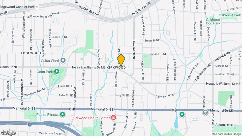 1896 Hosea L Williams Dr NE Mapa y Detalles de la Ubicación