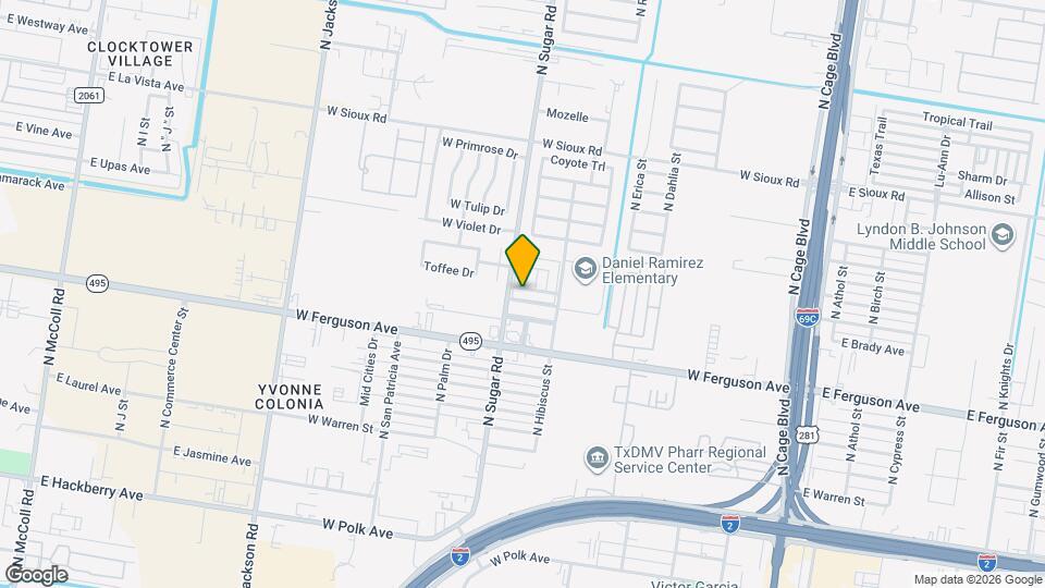 811 W Los Tesoros Dr, Unit 2 Map and Location Details