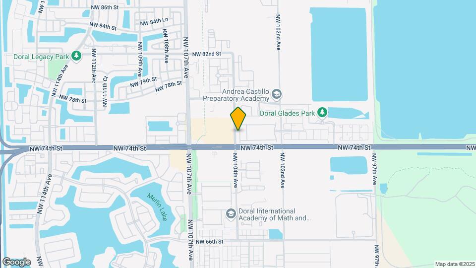 7450 NW 103rd Pl Map and Location Details
