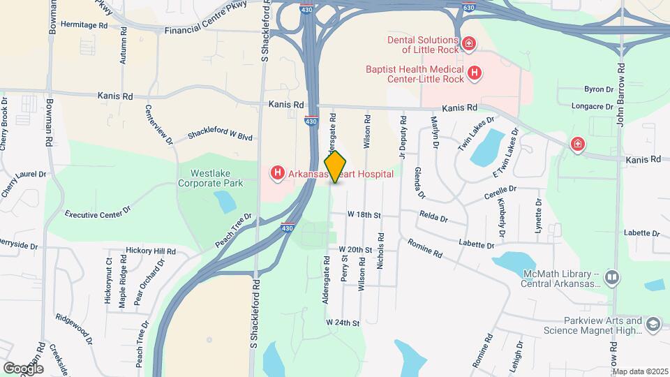 1615 Aldersgate Rd, Unit C Map and Location Details