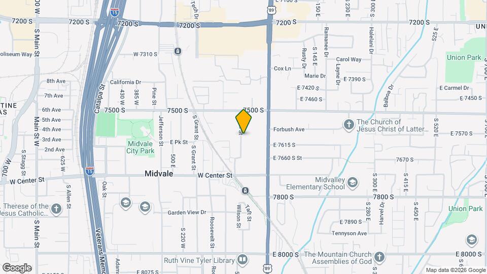 7599 Birch St Map and Location Details