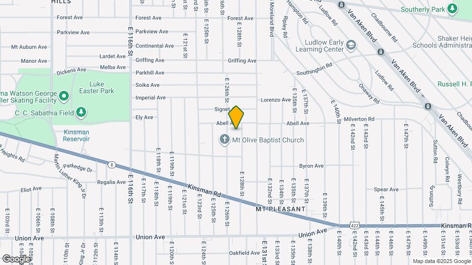 3252 E 128th St Map and Location Details