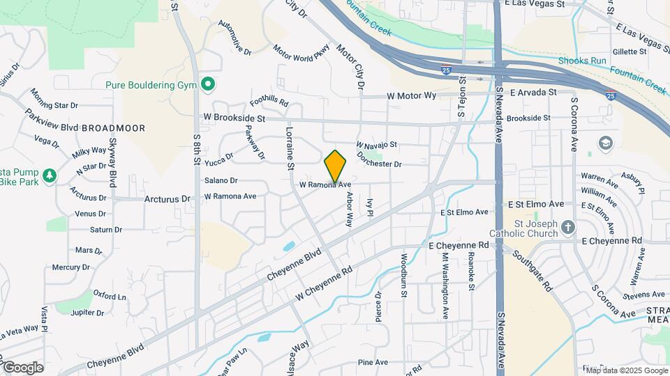 215 W Ramona Ave Mapa y Detalles de la Ubicación