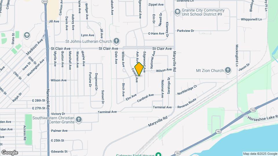 2840 Forest Ave Map and Location Details