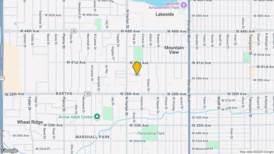 5760 W 39th Pl Map and Location Details