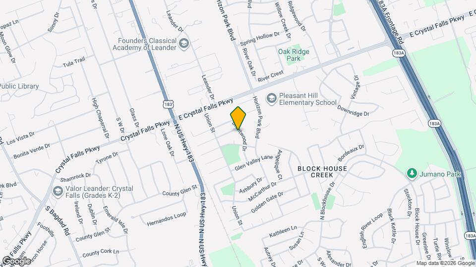 1815 Brentwood Dr Map and Location Details