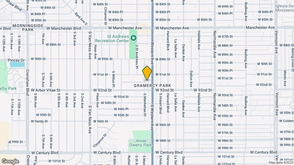 9134 S Manhattan Pl, Unit 9134 Mapa y Detalles de la Ubicación