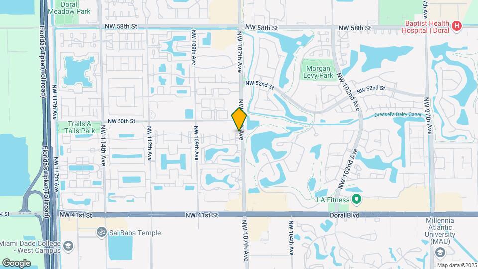 4881 NW 107th Ct Map and Location Details