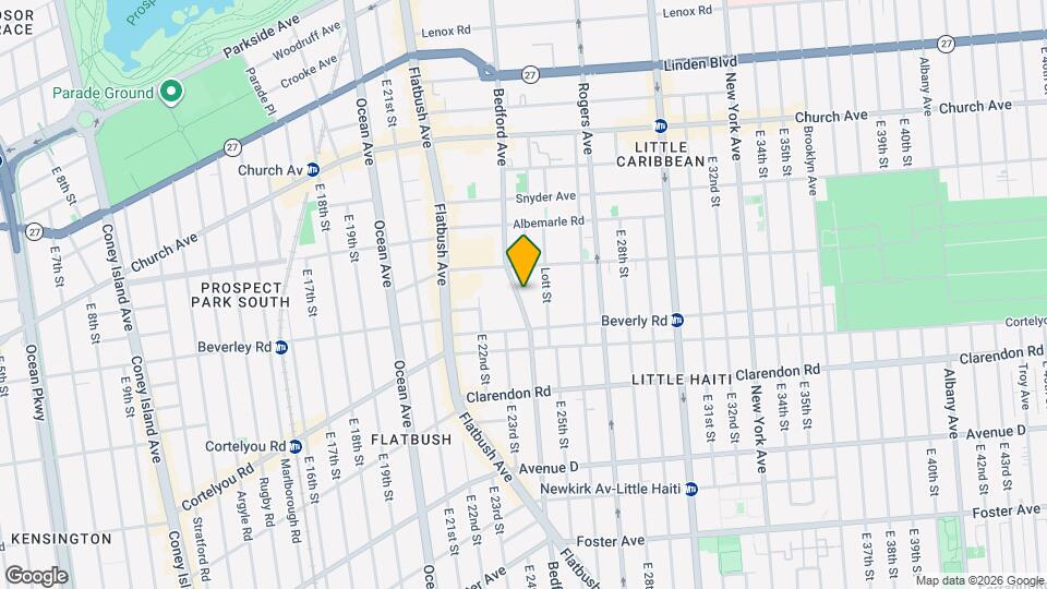 2363 Bedford Ave Map and Location Details