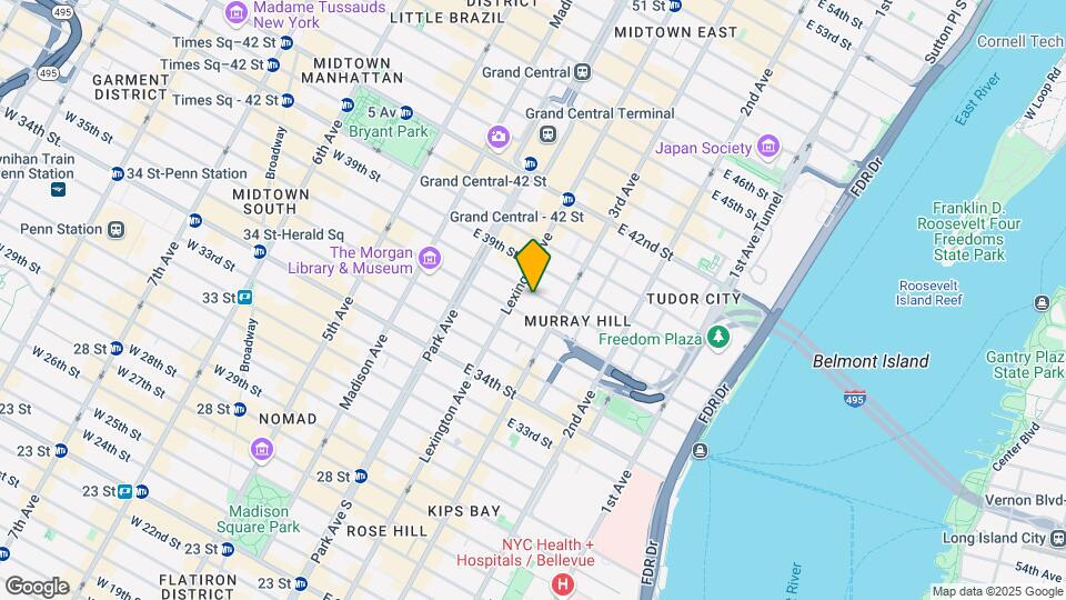 144-68 E 38th St Map and Location Details