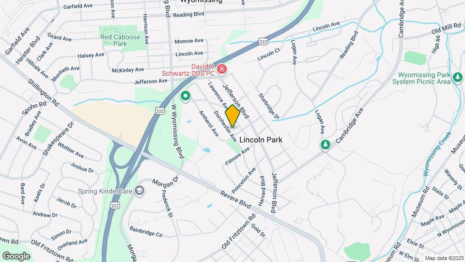 503 Dorchester Ave Map and Location Details