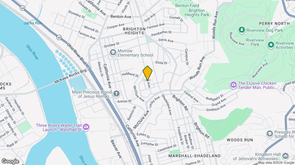 3407 Gass Ave Map and Location Details