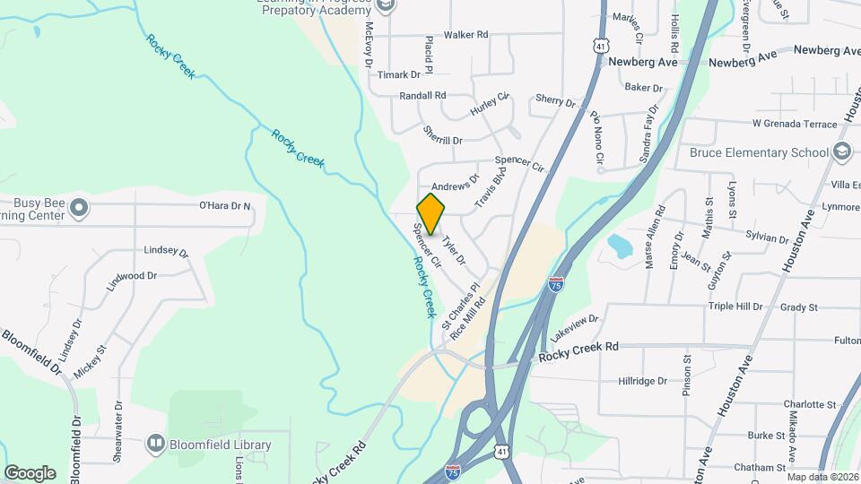 3936 Spencer Cir Map and Location Details