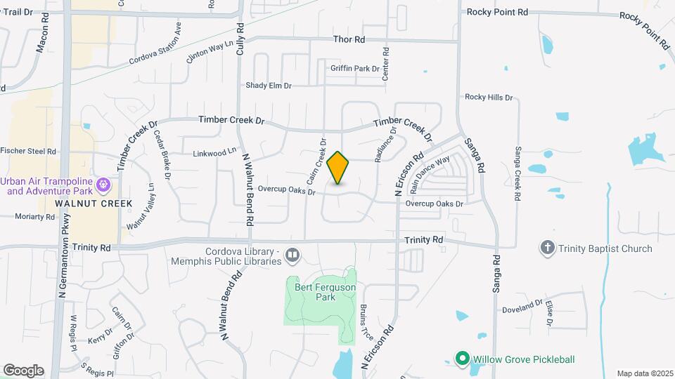 8532 Overcup Oaks Dr Map and Location Details