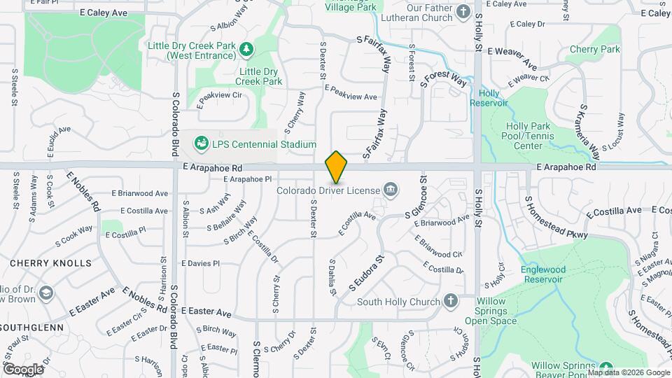 6752 S Dahlia Ct Map and Location Details