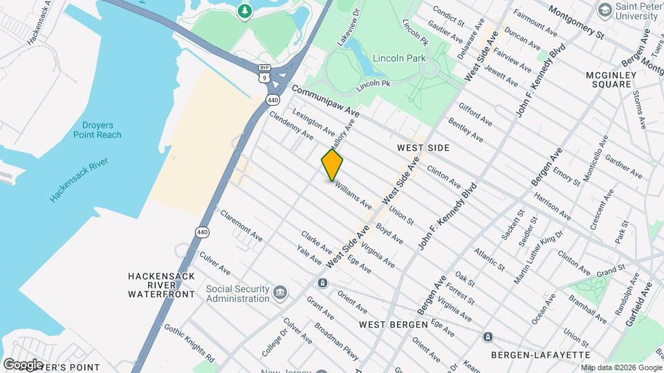 69 Williams Ave Map and Location Details