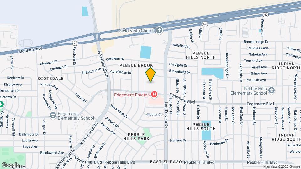 Pebble Hills Apartments Map and Location Details