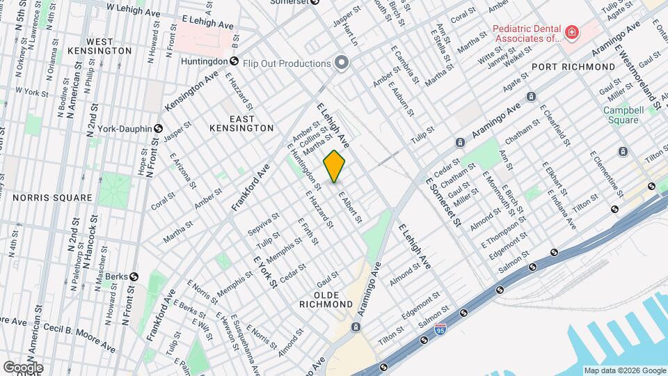 2222 E Albert St Mapa y Detalles de la Ubicación