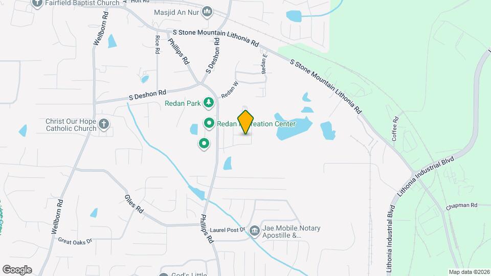 6413 Shalks Xing Dr Map and Location Details