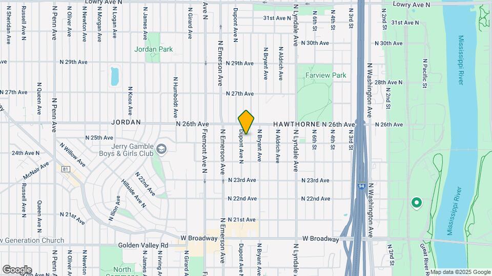 2506 Dupont Ave N Map and Location Details