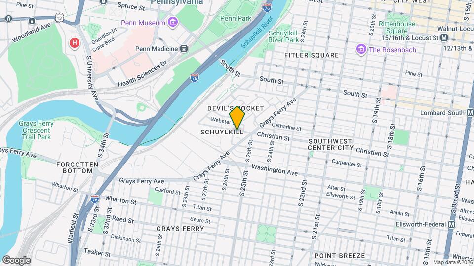 2528 Christian St Map and Location Details