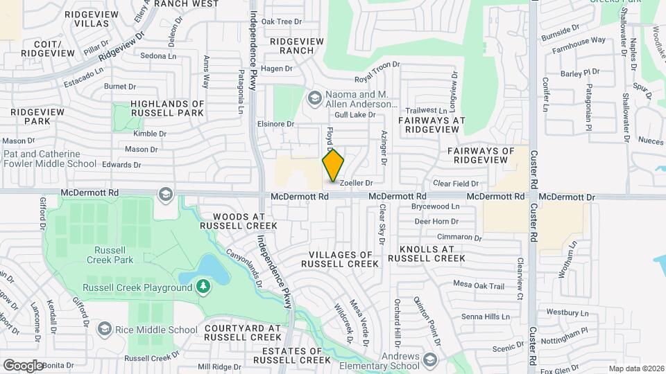 2720 Zoeller Dr Map and Location Details