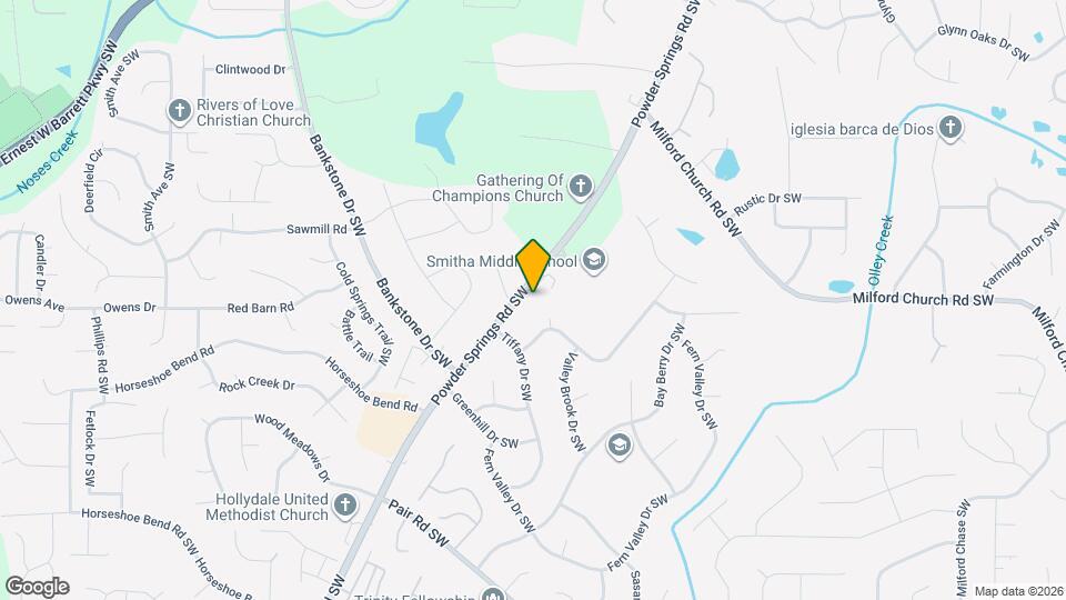 2073 Powder Springs Rd SW Map and Location Details