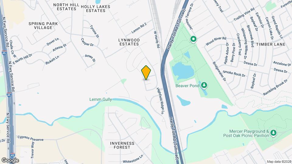 1403 High Thicket Ct Map and Location Details