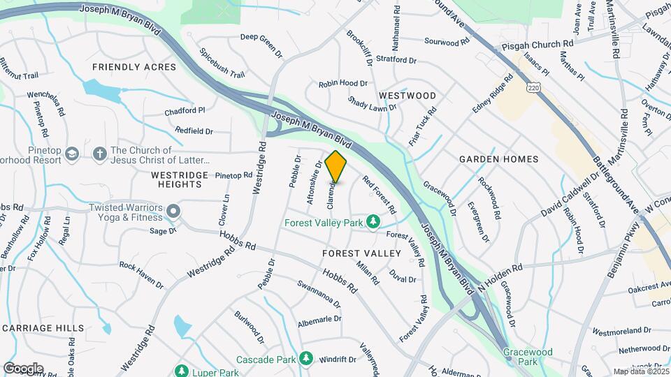 1714 Clarendon Dr Map and Location Details