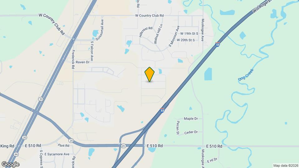 1107 W Lawton Rd Map and Location Details