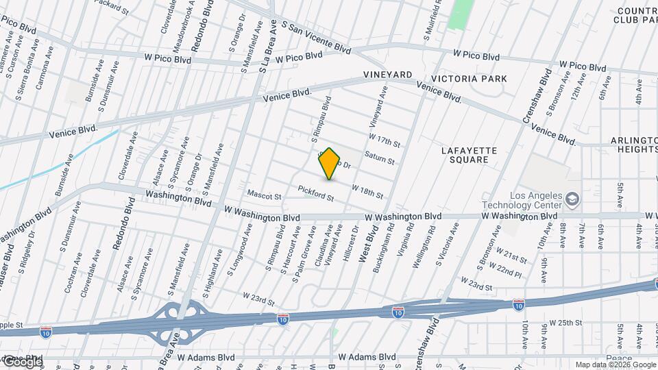 4646 W 18th St, Unit 4646 Map and Location Details