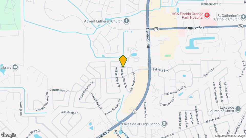 551 William Penn St Map and Location Details