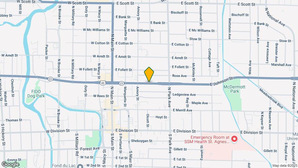 136 E Johnson St-Unit -138 Map and Location Details