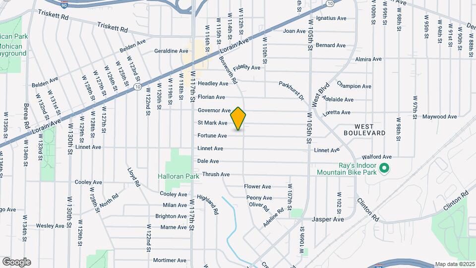 3498 Bosworth Rd Map and Location Details