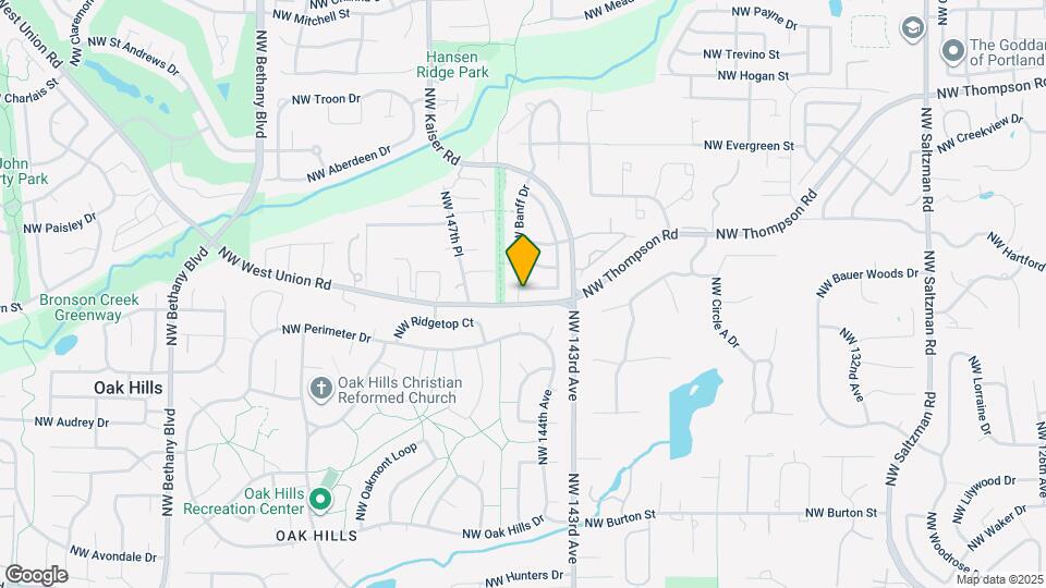 14496 NW Alta Ln Map and Location Details