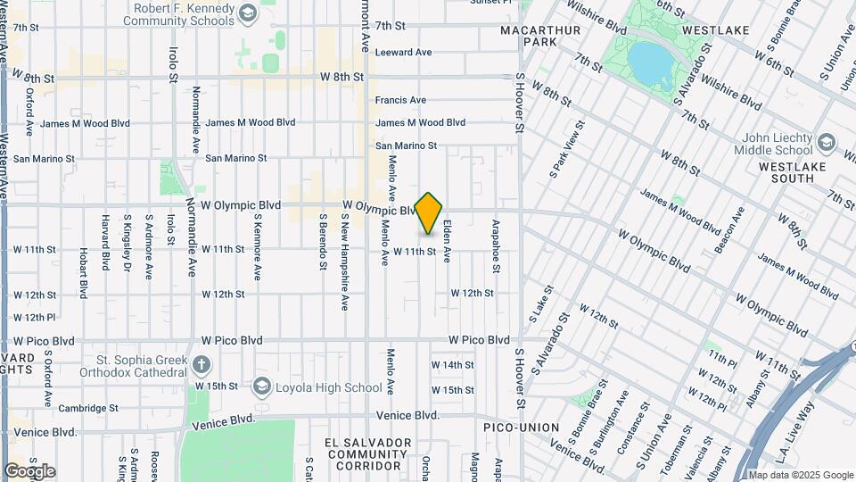 1038 Westmoreland Ave Map and Location Details
