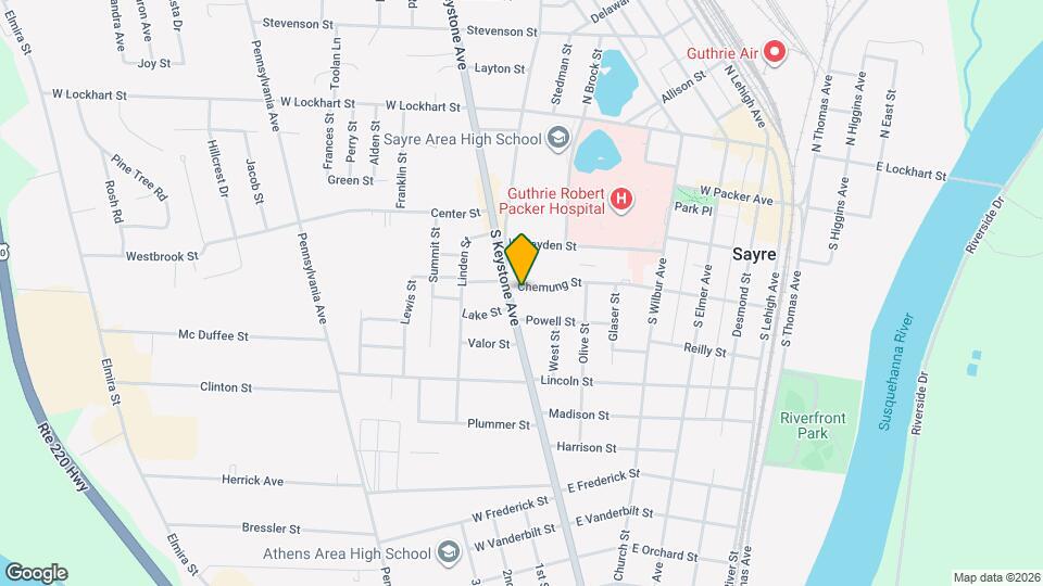 345 1/2 Chemung St, Unit 345.5 Map and Location Details