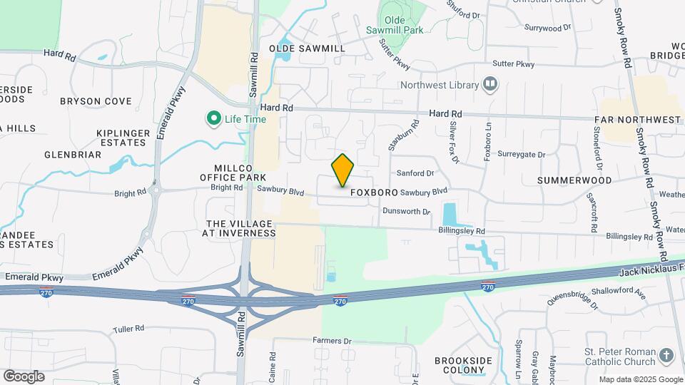 2596 Sawbury Blvd Map and Location Details