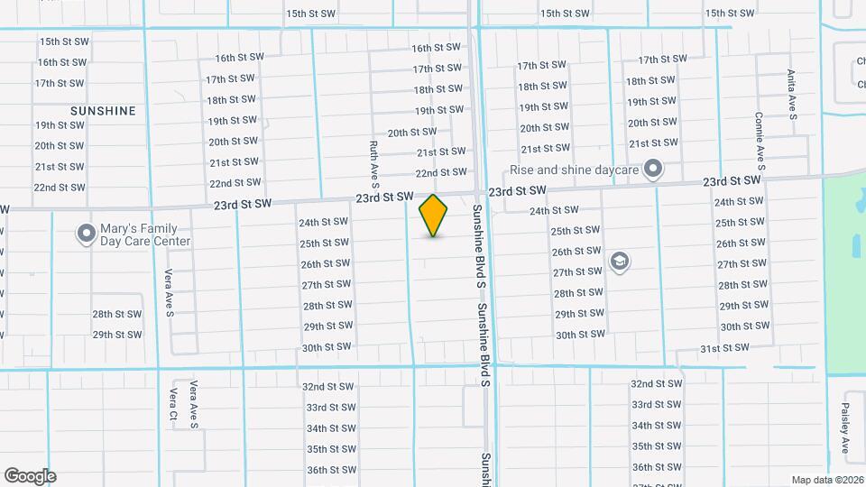 3117 25th St SW Map and Location Details