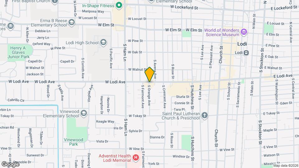 Orange Grove Apartments Map and Location Details
