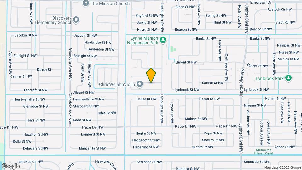 1264 Helliwell St NW Map and Location Details