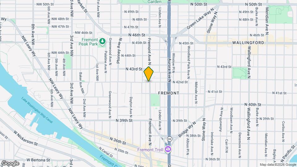 4139 Fremont Ave N Map and Location Details