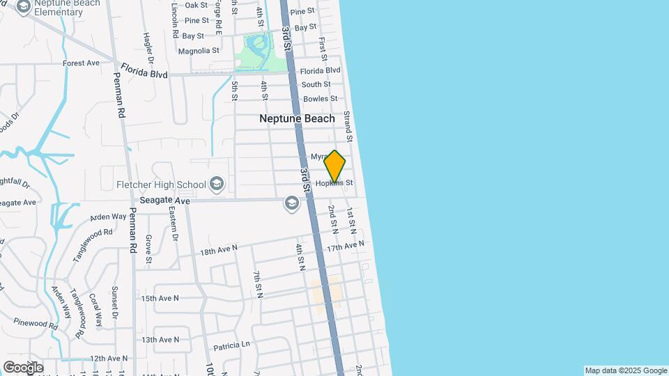 201 Hopkins St Map and Location Details