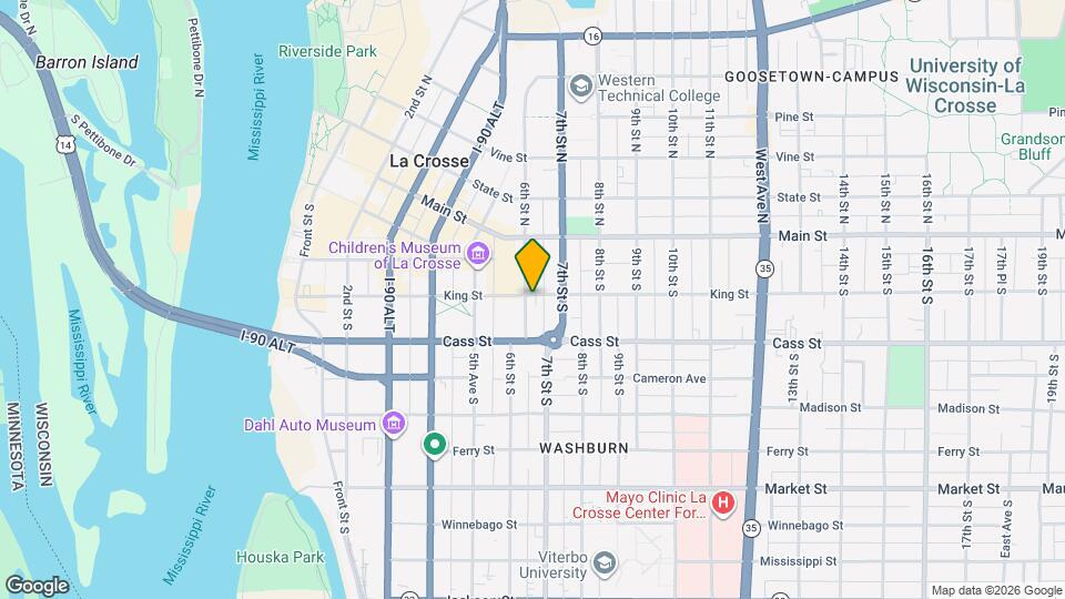 McDonald Flats on King Map and Location Details