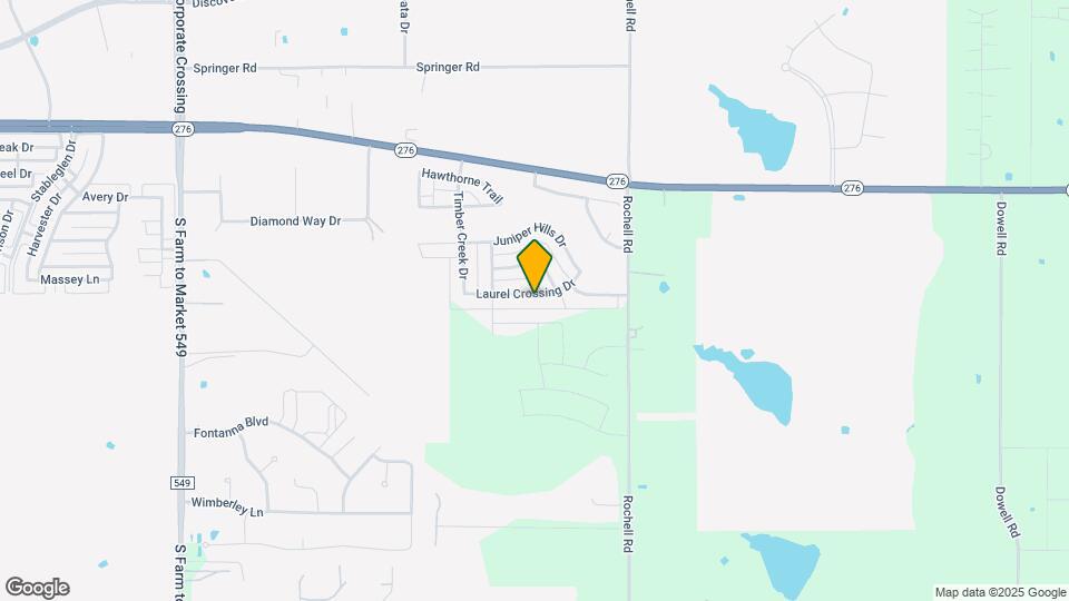 3817 Laurel Crossing Dr Map and Location Details